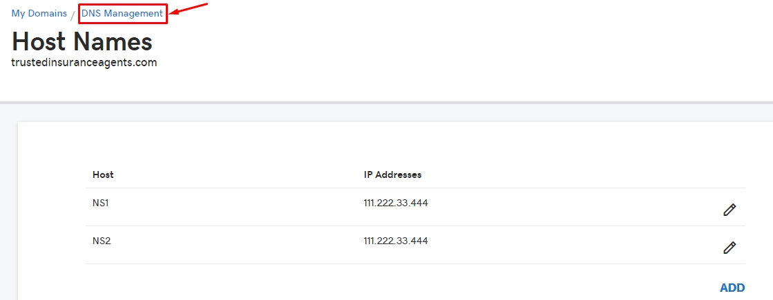 godaddy-dns-management