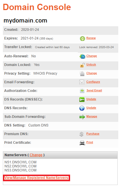 create-nameservers-namesilio-step3