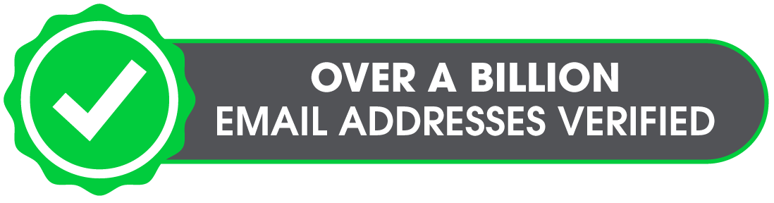 Over one billion email addresses verified
